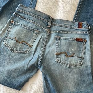 Size 28 - 7 For All Mankind Bootcut Jeans